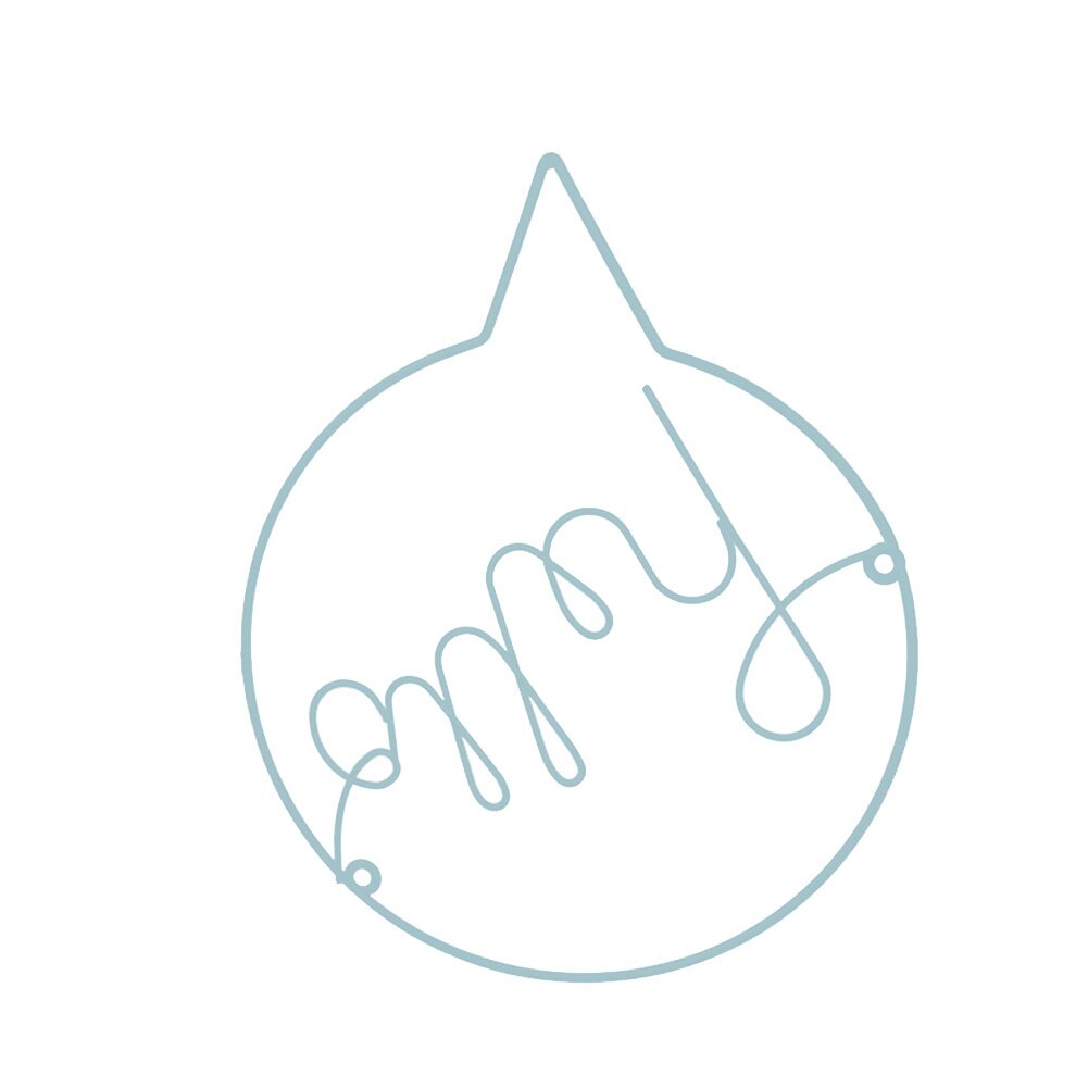 Nordic Stijl Ijzer Hello Teken Wall Art Nursery Decor Kinderkamer Decor Hal Teken Welkom Bord Muur Opknoping Decoratie ambachten: blue