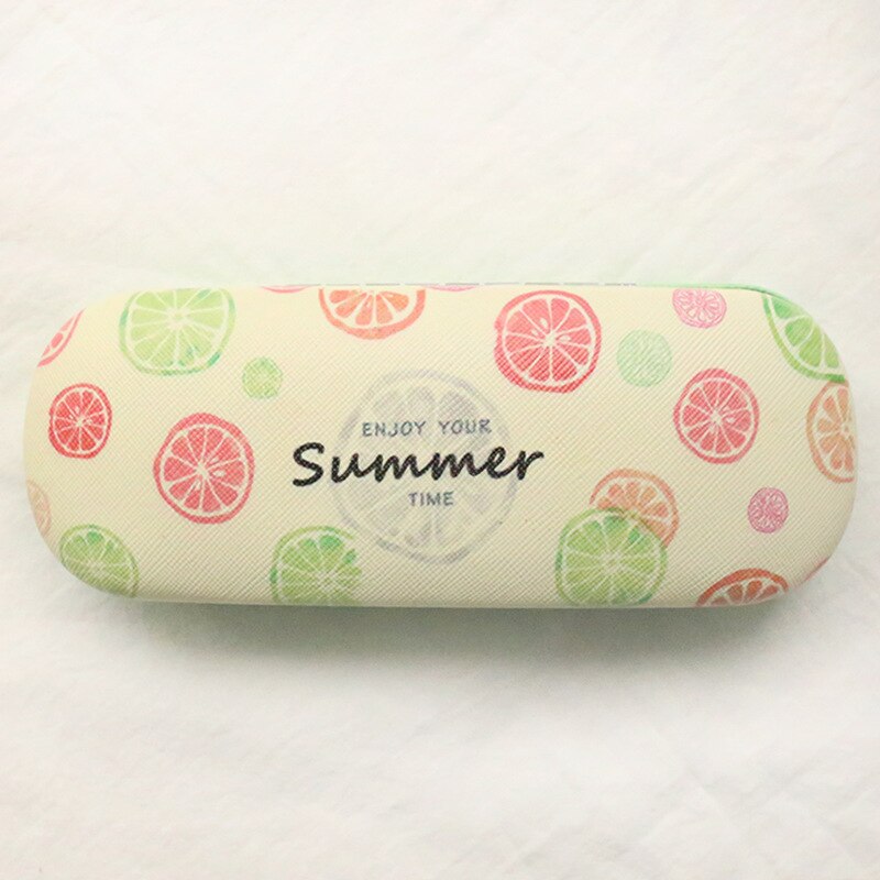 Eyeglasses Case Hard Spectacle Box Cases Pouch Portable Kids Myopia Glasses Case 16*6 Cm Waterproof Sunglasses Cover Box: Orange