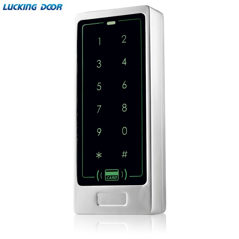 Lucking Deur Waterdichte Touch Metalen 125 Khz Rfid Toegangscontrole Machine Elektronische Deurslot Elektrische Poort Opener Smart Toetsenbord: access control