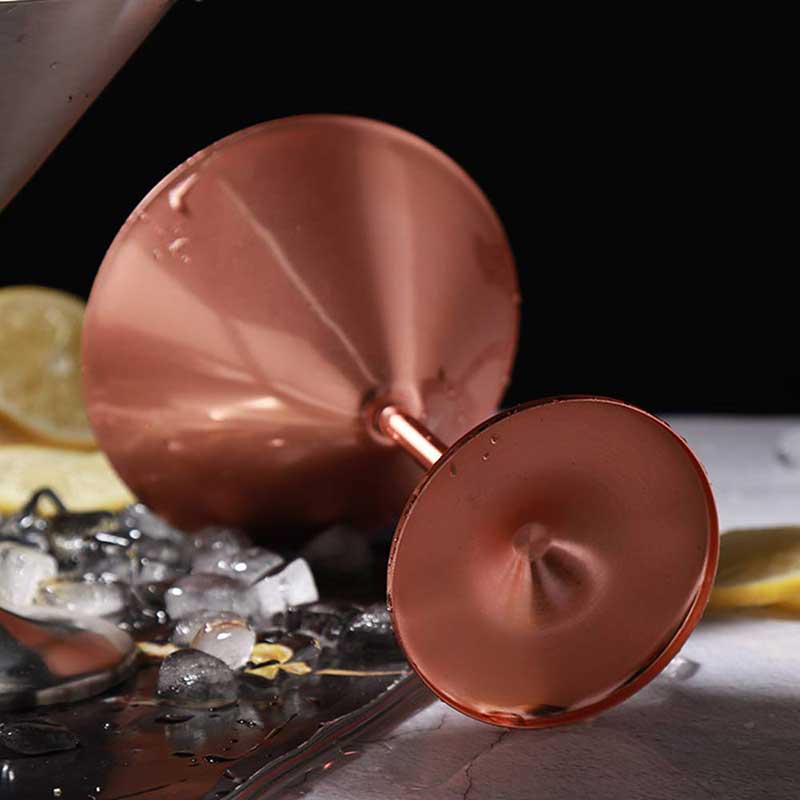 Aço inoxidável copo de cocktail criativo vinho tinto copo de cerveja copos de suco bar clube festa martini margaret uísque copo de metal