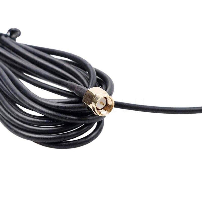 Auto Gps Antenne Sma Connector 2M Kabel Gps Ontvanger Auto Antenne Adapter Met 90 Graden Connector Voor Auto Navigatie speler