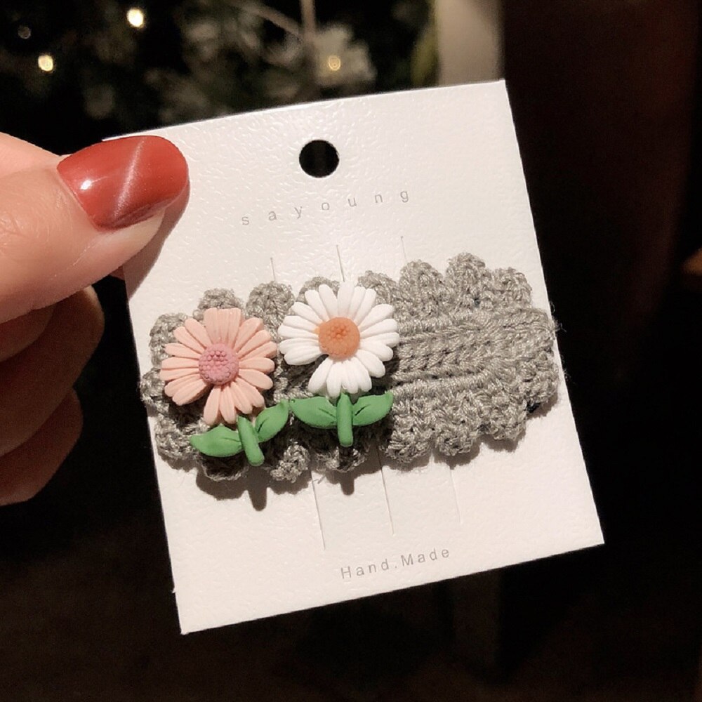 Pince à cheveux coréenne pour filles | Pince à cheveux BB bouclée, pince épingles à cheveux, mignonne fille femmes, barette bébé, accessoires pour cheveux: 2