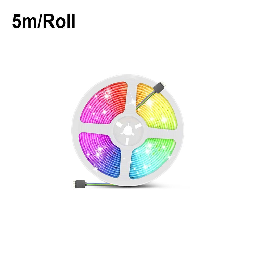 Tuya Smart Life WIFI LED Strip Light 5050RGB lampada inteligente Google Home Alexa Compatible Remote Control Smart Home Lighting: 5m No Plug No Wifi