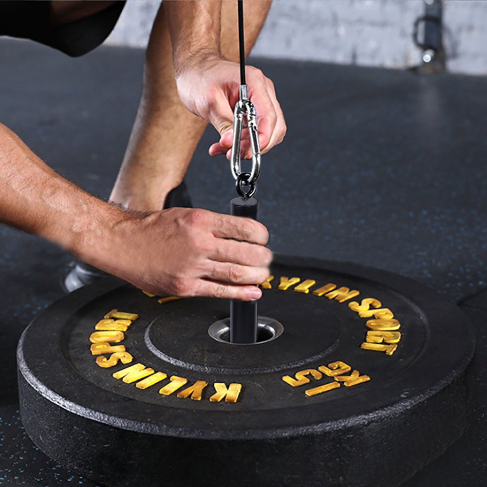 1pc gym vægtholder opbevaringsholder holder vægtstang beslag vægt stang bakke