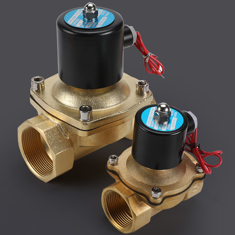 1/4 "3/8" 1/2 "3/4" 1 "2" messing Elektrische Magnetventil DC12V DC24V AC220V 110V Normal Geschlossen Magnetventil Für Wasser Öl Luft