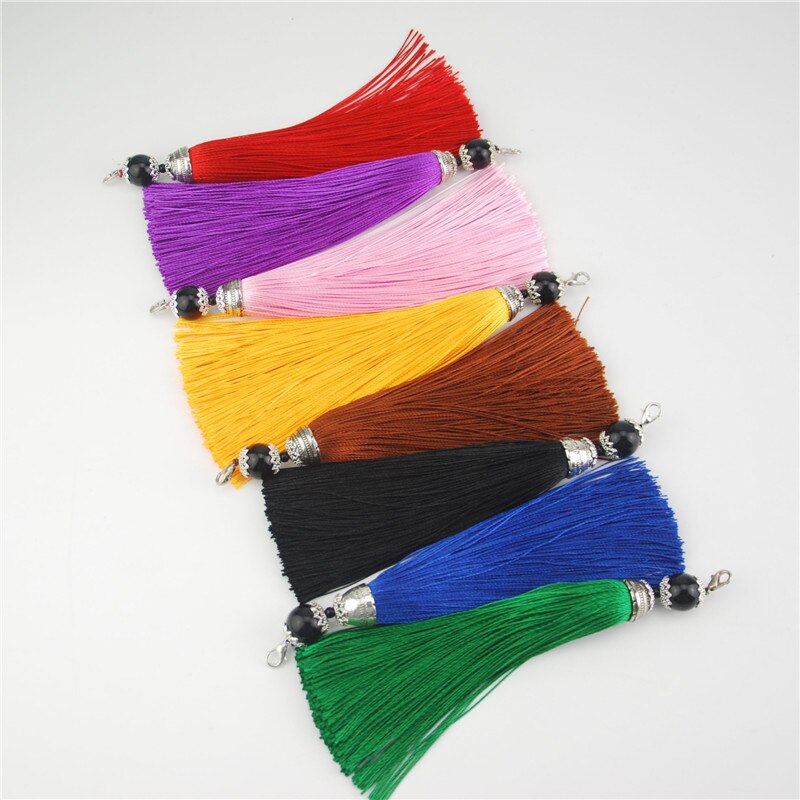 Rayon Bead Tassels 15cm 10pcs Handmade Supplies For Jewelry Findings DIY Curtain Embellish Accessories Fringe LS019
