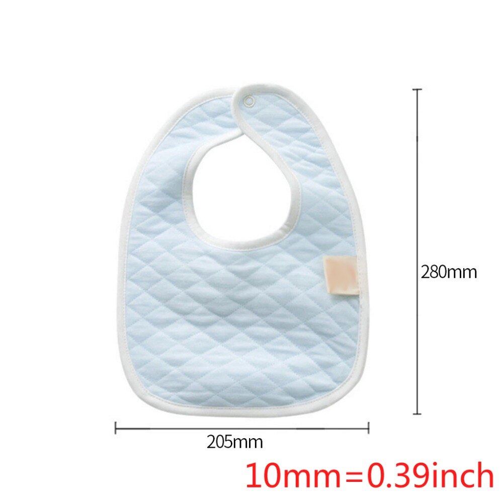 Cute Solid Color Baby Waterproof Bib Kids Infant Lunch Apron Soft Saliva Towel Avoid Dirty Clothes Toddler Eating Accessory