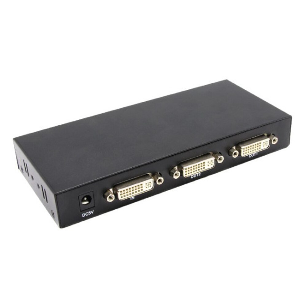 1080P 60HZ HD DVI Splitter 1X2 DVI-D Distributor 1 in 2 Out for Engineering Projector Monitor Computer Graphic Card