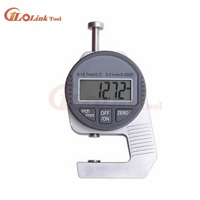 Mini jauge numérique d'épaisseur 0.01mm, grand écran LCD, indicateur électronique à cadran, outil de mesure d'épaisseur d'éponge