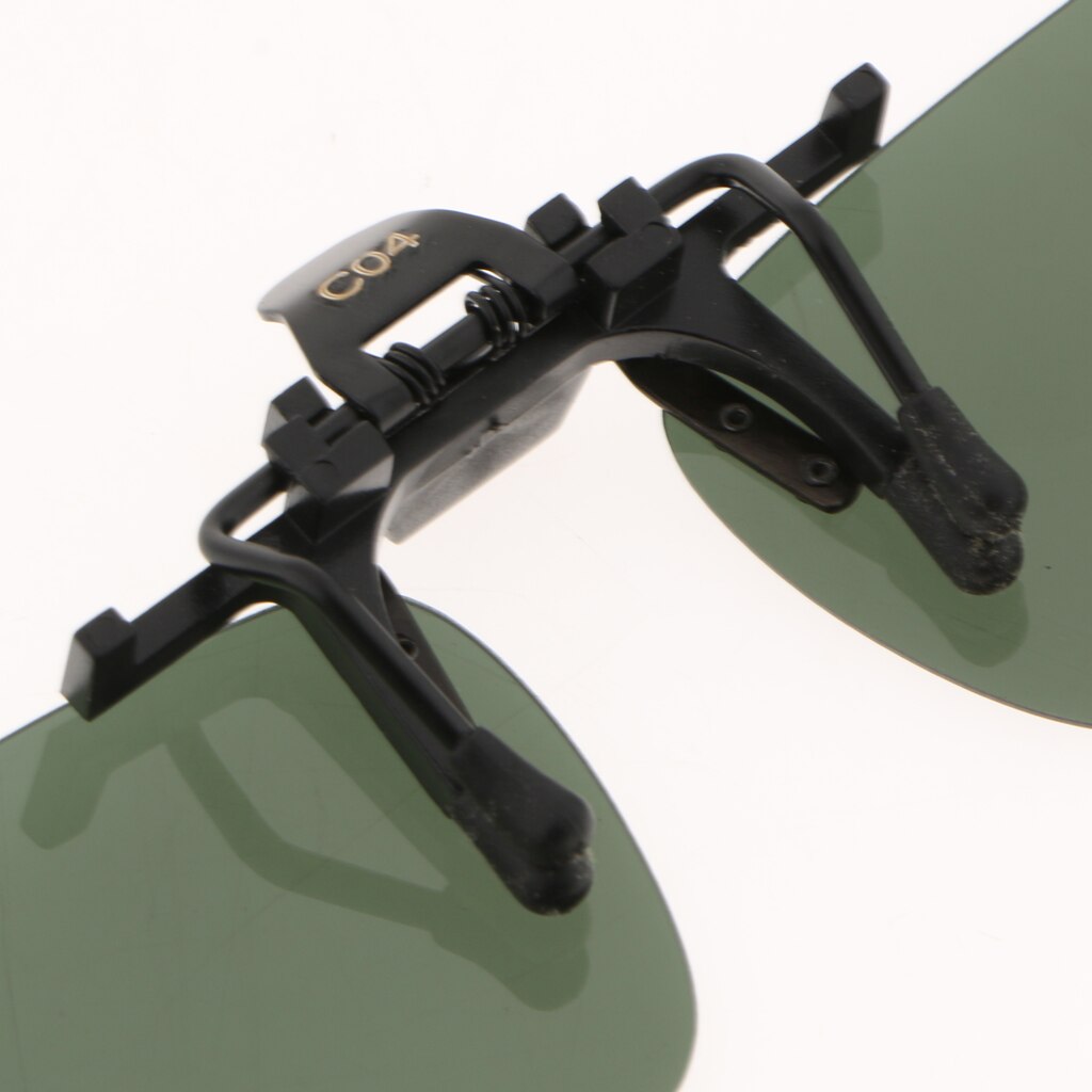 Gepolariseerde Lens Blok Clip On Flip Up Zonnebril Voor Bril Rijden