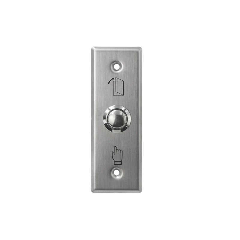 Metal stainless steel access switch door exit button push to open Home Release Button For Access Control Lock System NO/COM