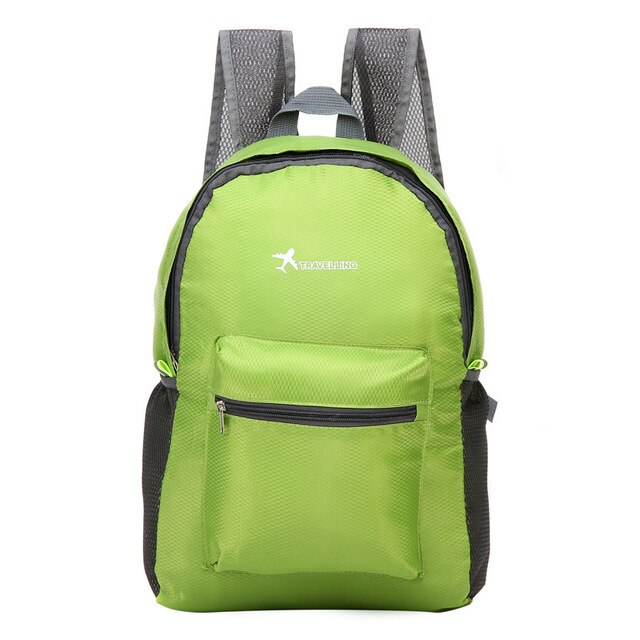 Mara's Dream unisexe sac de voyage Portable peut plier Nylon femmes voyage sacs à dos décontracté Simple hommes et femmes sac de voyage: A Green