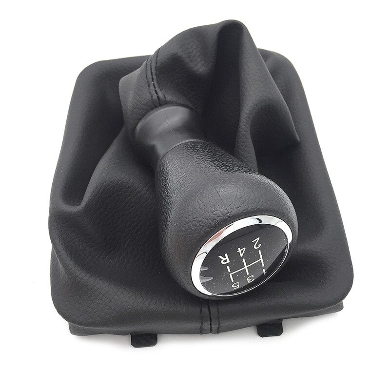 Bil gearskifte pu læder håndbold gearstang støvdæksel til peugeot 206 406 tilbehør gearstang gearknop supplie