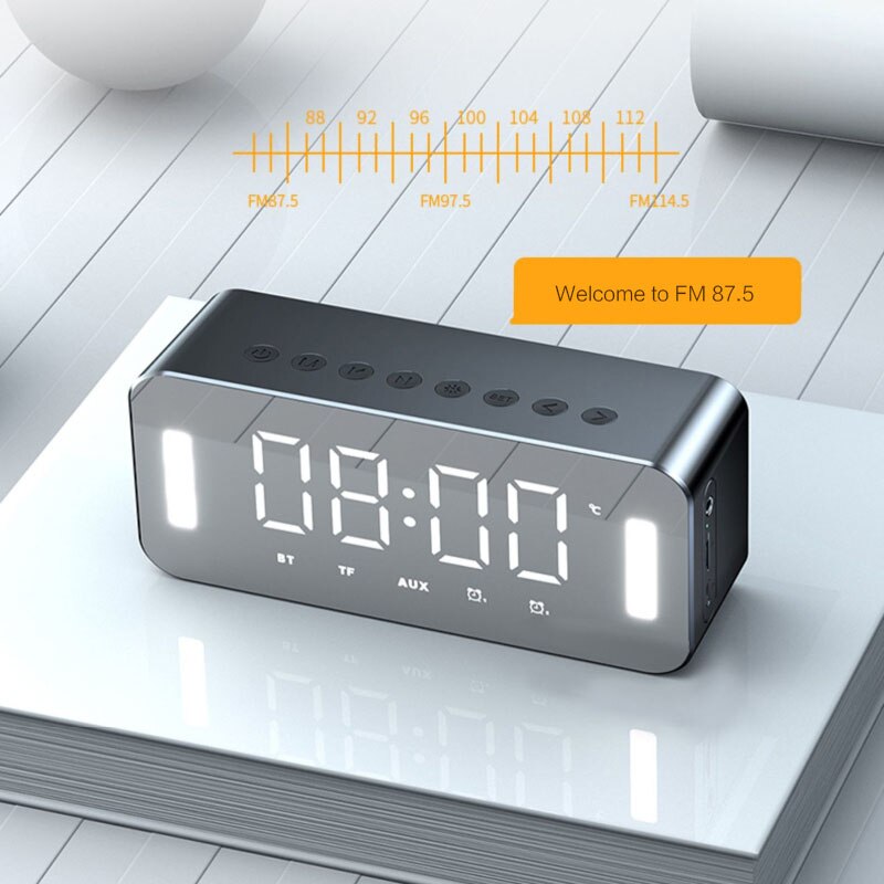 Je Huis 4-in-1 Draadloze Oplader Met Bluetooth Speaker, RGB Nachtlampje En Fm Radio