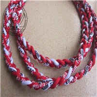 Japan en Zuid-korea trend Kettingen germanium titanium energie sport Ketting: red white / 48cm