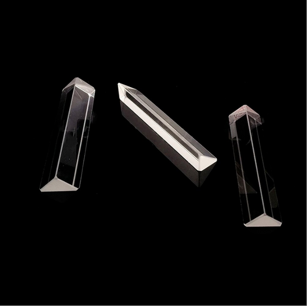 30*30*150mm Optical Glass Equilateral Triangle Prism Crystal Triangular Rainbow A