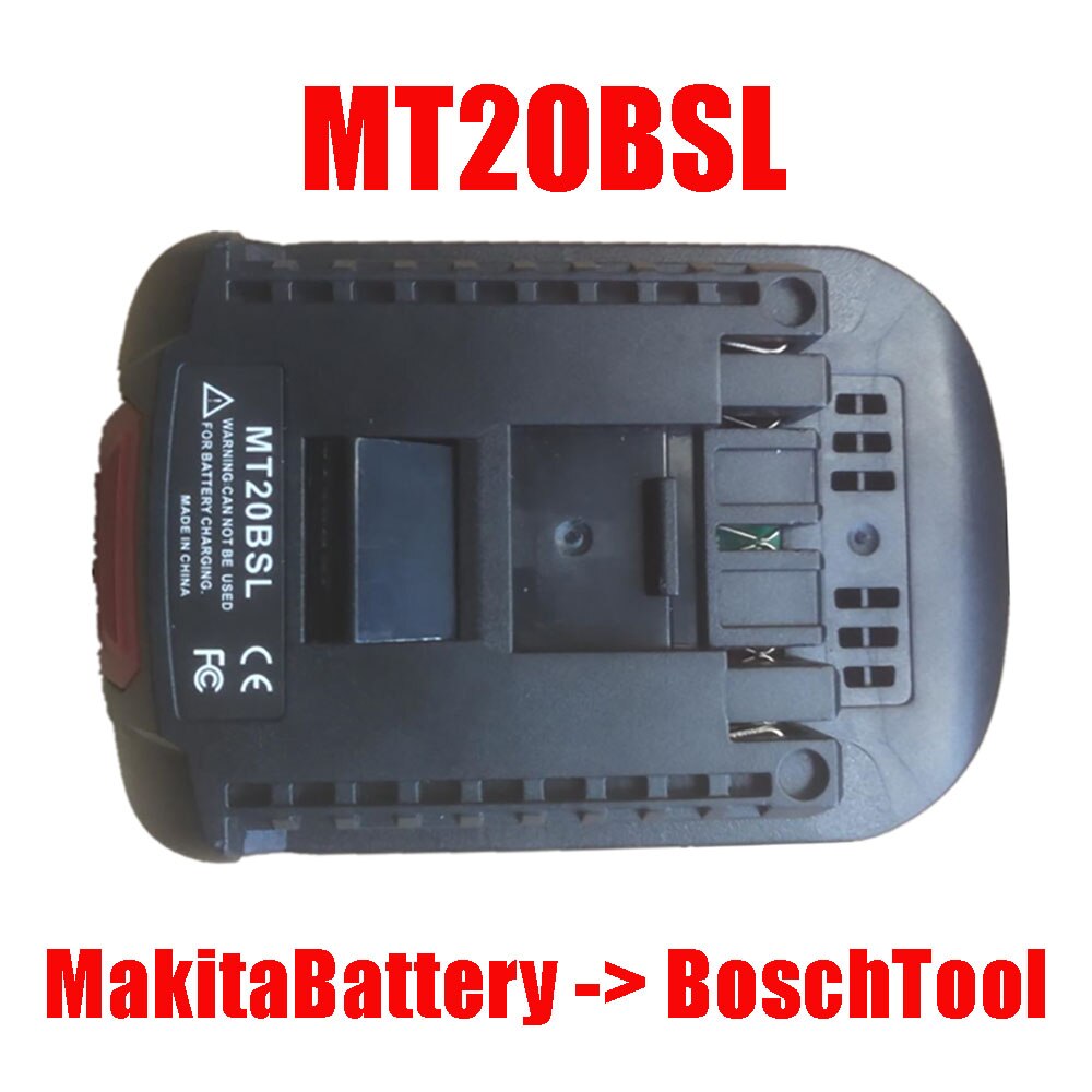 Adapter BL1830 konwerter MT20BSL/DL użyj Makita 18V akumulator litowo-jonowy na Milwaukee Bosch Dewalt Ryobi Hitachi Metabo Worx Devon narzędzie