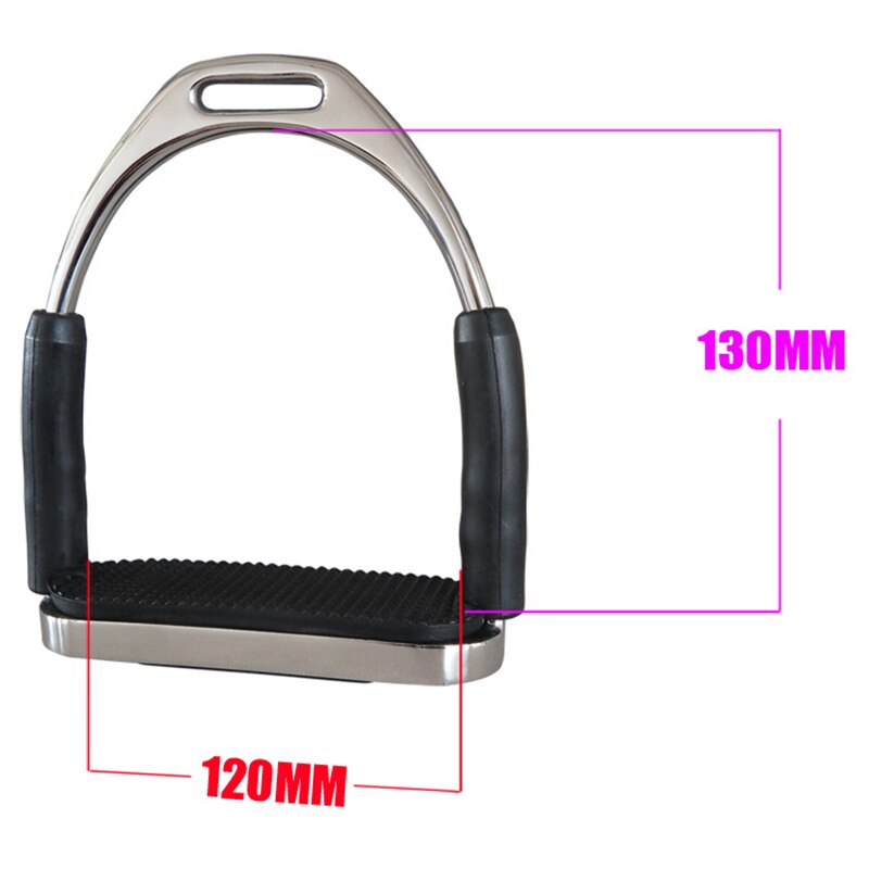 1Pair Horse Saddle English Stirrups Horse Riding Accessories Riding Double Jointed Fillis Stirrup