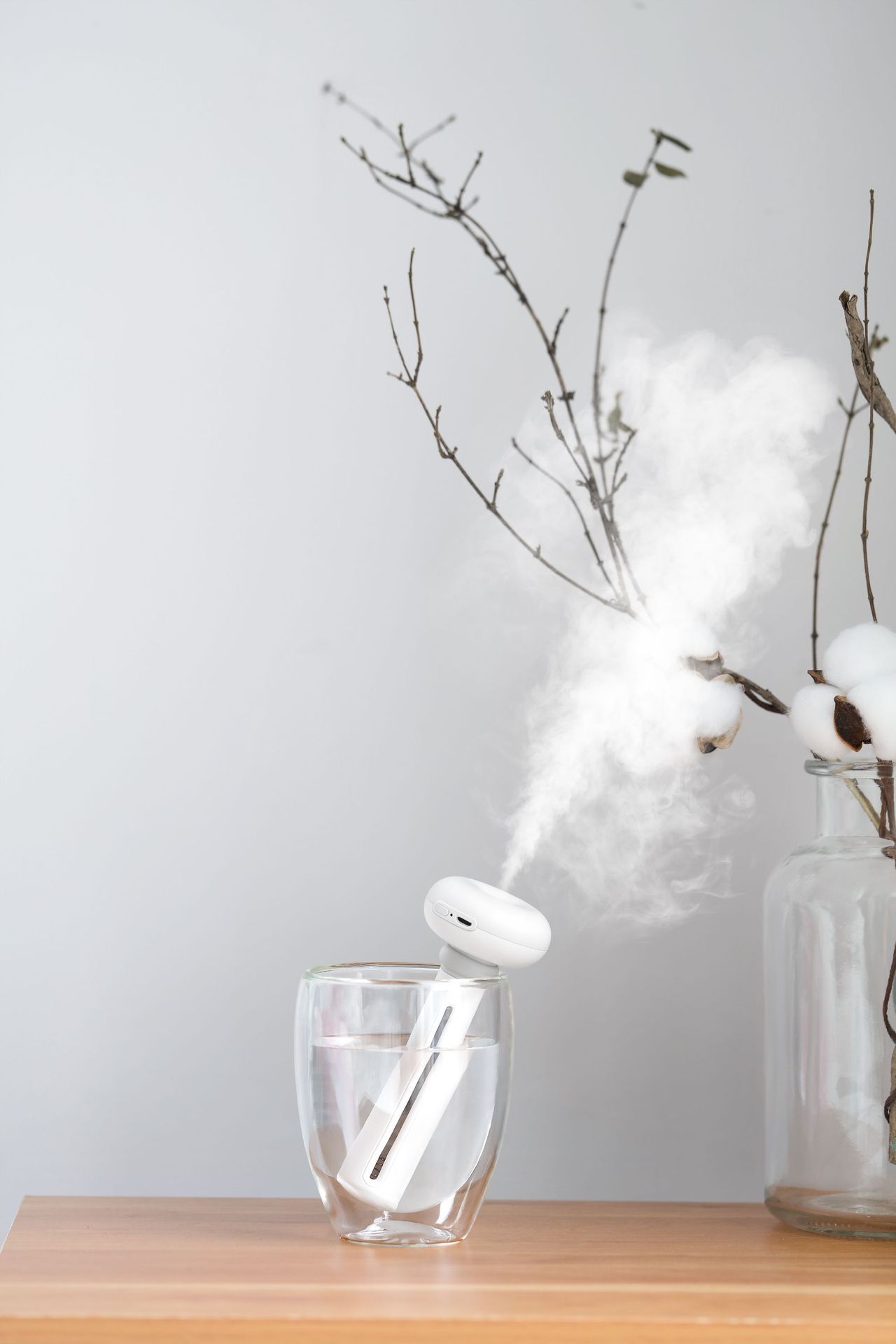 Xiaomi-humidificador de aire portátil JISU H₂O, Original, silencioso, Nano vapor, niebla, filtro de esterilización por ultrasonido, 56g