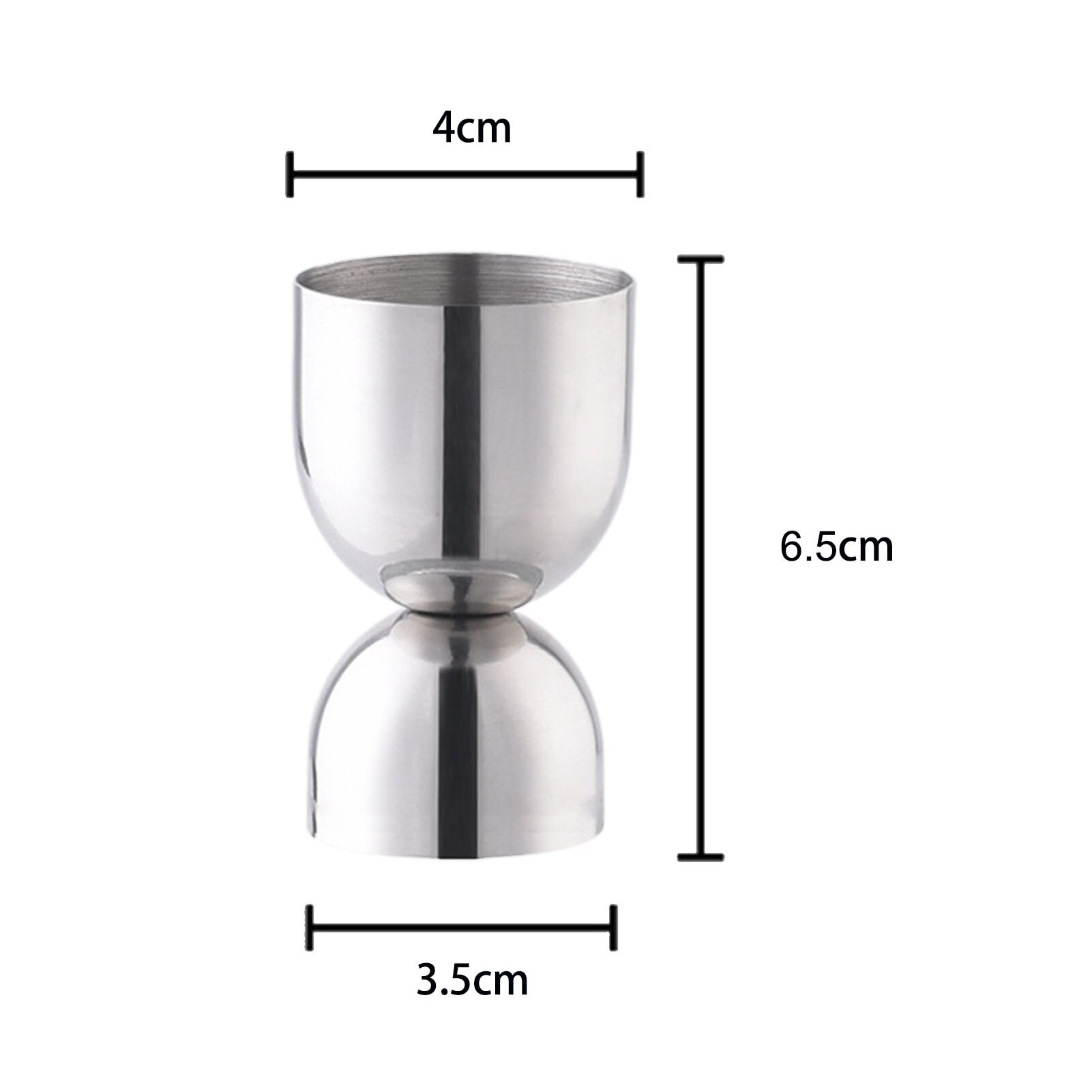 15/30ML Cocktail Measuring Cup Head Available Cocktail Measuring Cup Double-headed Bar Drinking Apparatus Bar Tools: A