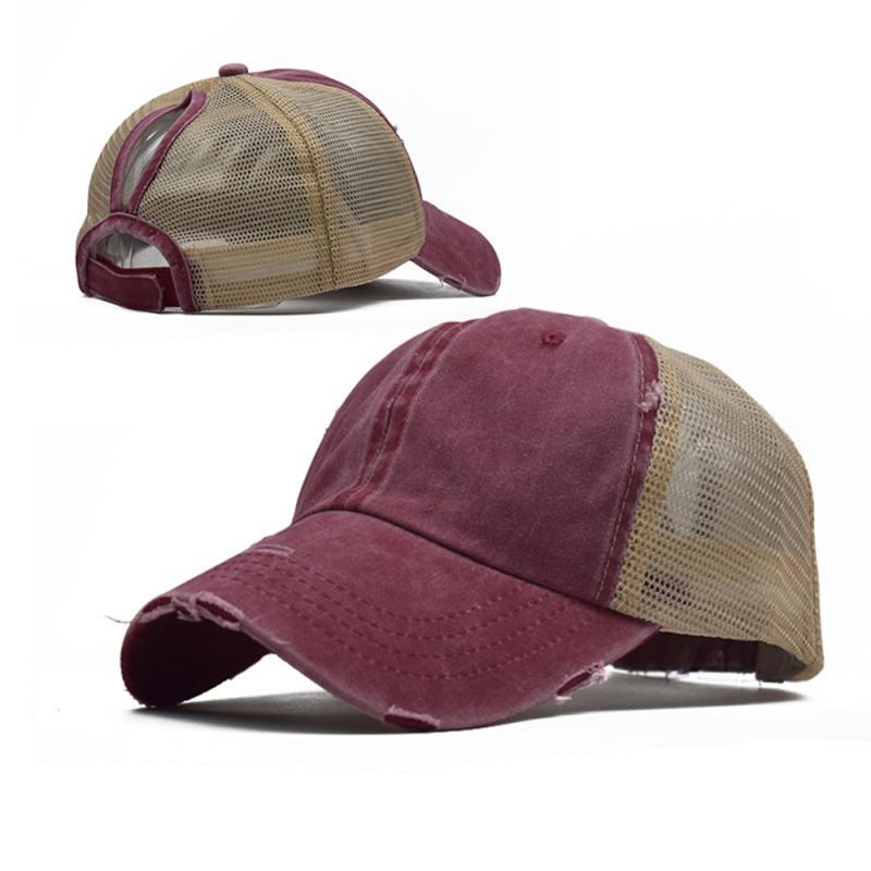 Lavados nuevos desgastados gorra de béisbol All-match bandera sombrero de algodón gorra de ciclismo al aire libre Golf tenis deportes sombrero para hombres y mujeres: 4