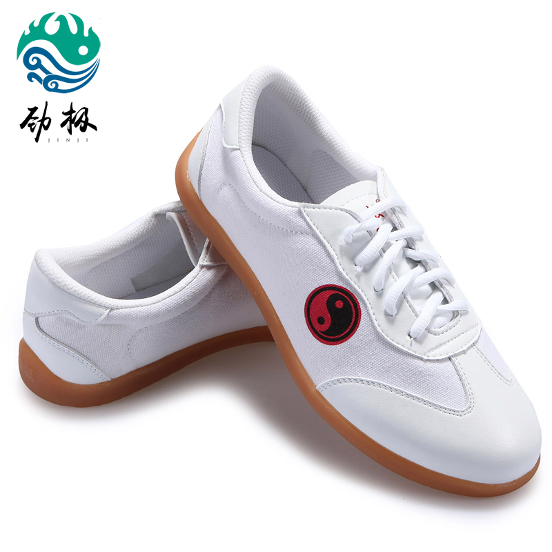 Zachte Zool Canvas Tai Chi Schoenen Vechtsport Schoenen Taiji Boksen Praktijk Schoenen Gratis Flexibele