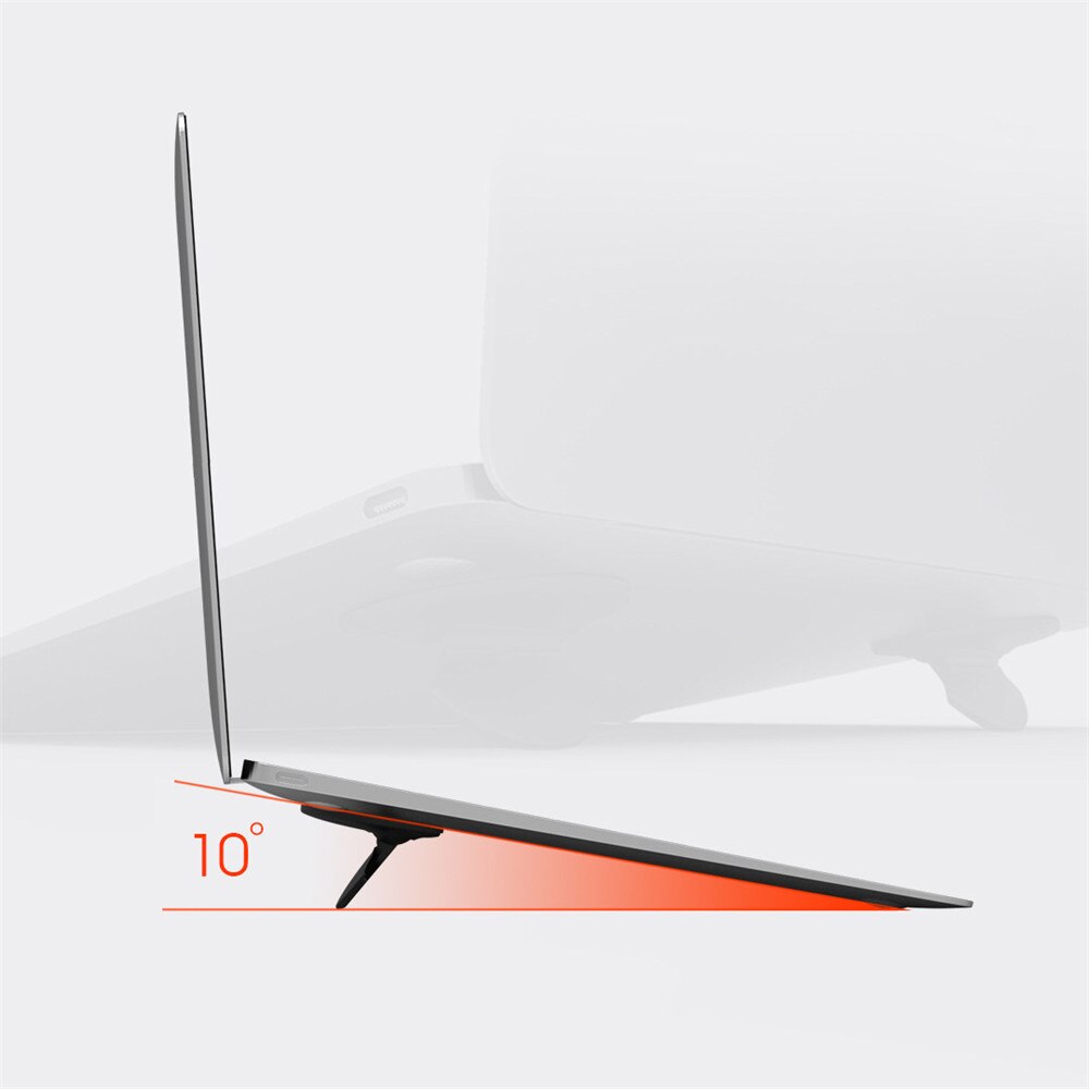 Mini Portable Invisible Laptop Holder Adjustable Cooling Stand Foldable Multifunctional Holder for Laptop Notebook
