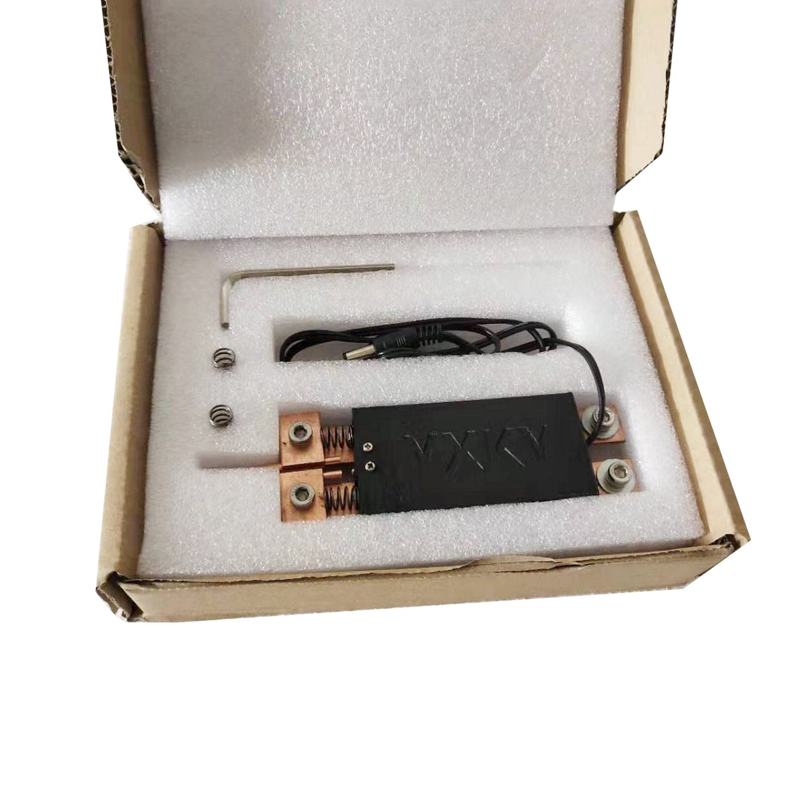 Spot Welding Tool Automatic Trigger Handle with Thick Copper Strips Integrated Pen Double Springs Spot Welding Pen Portable