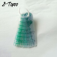 0.05-2.0mm 20sheet Thickness Plastic Plug Feeler Gauge Gap Filler Measuring Tool with PVC sheet Thickness gauge