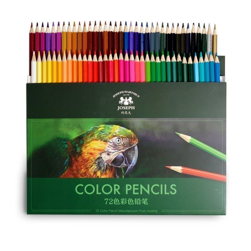 48/72 Colors Wood Colored Pencils Lapis De Cor Artist Painting Oil Color Pencil for School Office Artist Painting Sketch Supply: 72 Colors