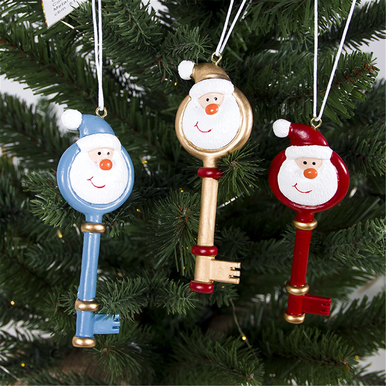 Christmas Santa Key Pendant Decoration Light Christmas Decoration Oct 12th