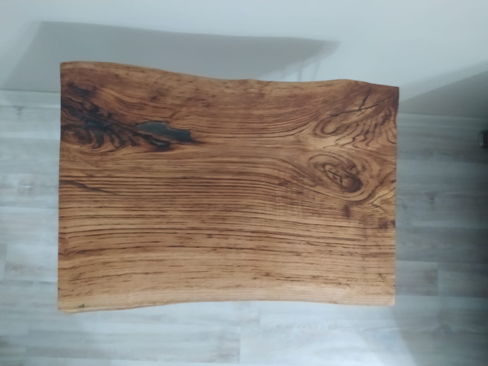 RECTANGULAR EPOXY COFFEE TABLE FROM CHESTNUT TREE