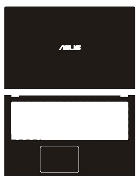 Carbon fiber Laptop Sticker Skin Decals Cover Protector for ASUS VivoBook X512FA X512 X512DA A512 A512F S512 S512F 15.6"