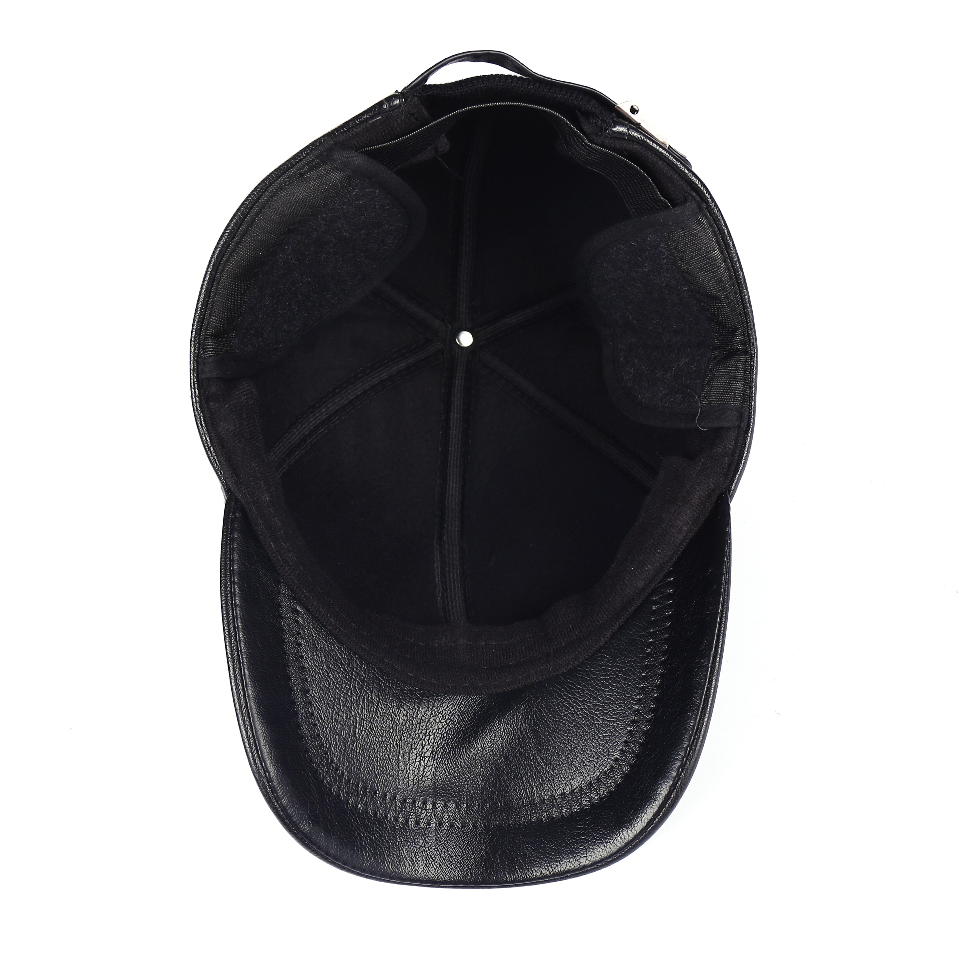 Gorras de béisbol de lana negra de para invierno, gorros de esquí para hombre