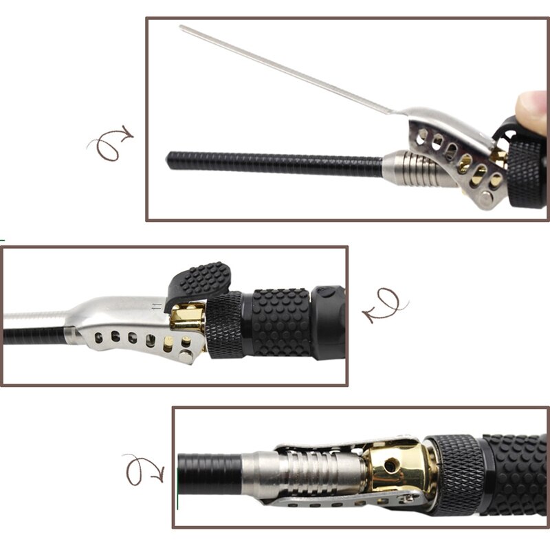 7 millimetri Bigodini Manuale Rotante Capelli Bigodini rullo Bacchetta Bacchetta di Ferro Dei Capelli Bigodini Adatto per I Bambini Uomo ottavino Capelli Ricci straigh