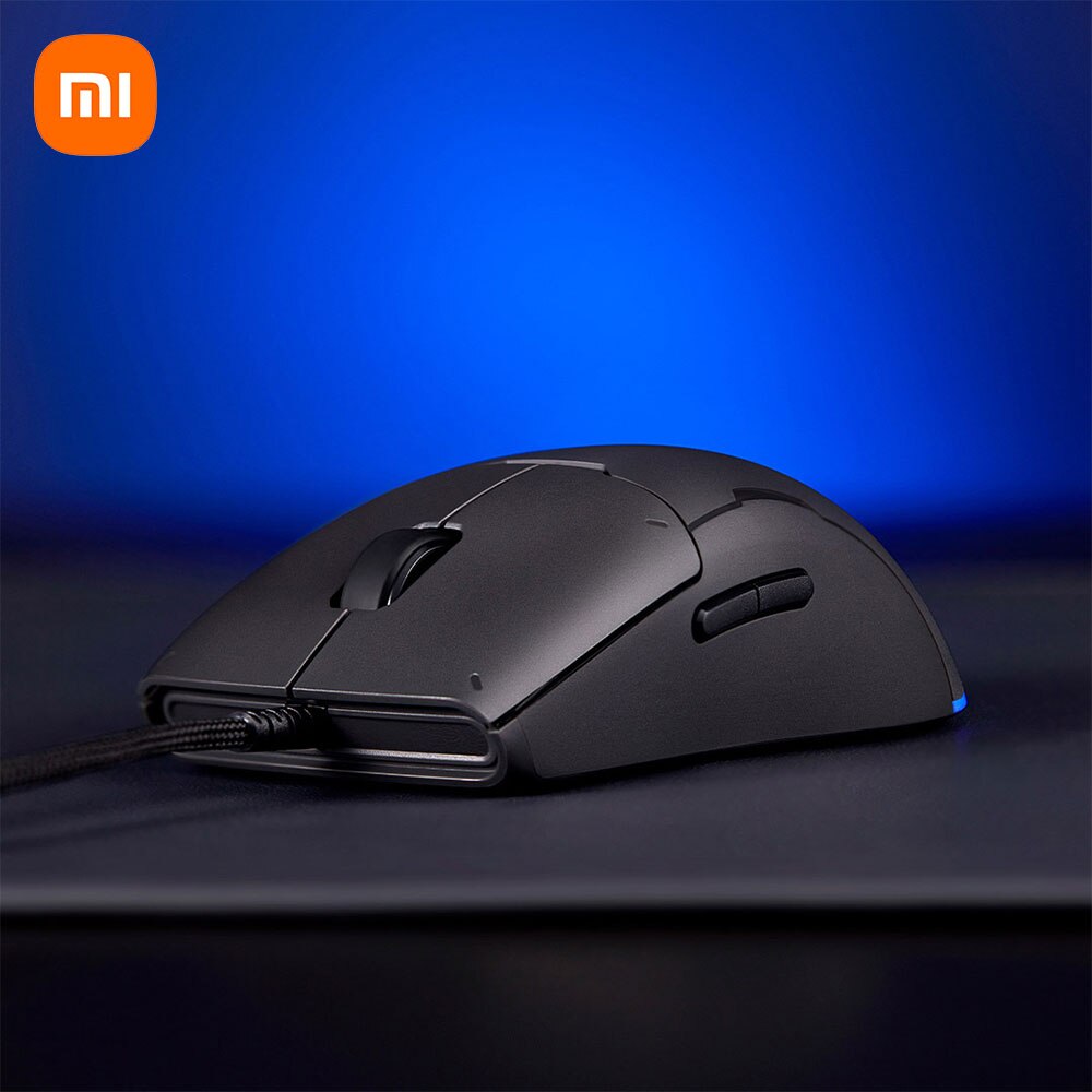 Xiaomi Wired Game Mouse Lite with RGB Light 220 IPS 6200 DPI Ergonomic Optical Mice Mi Gaming Mouses For Laptop Computer Mouse