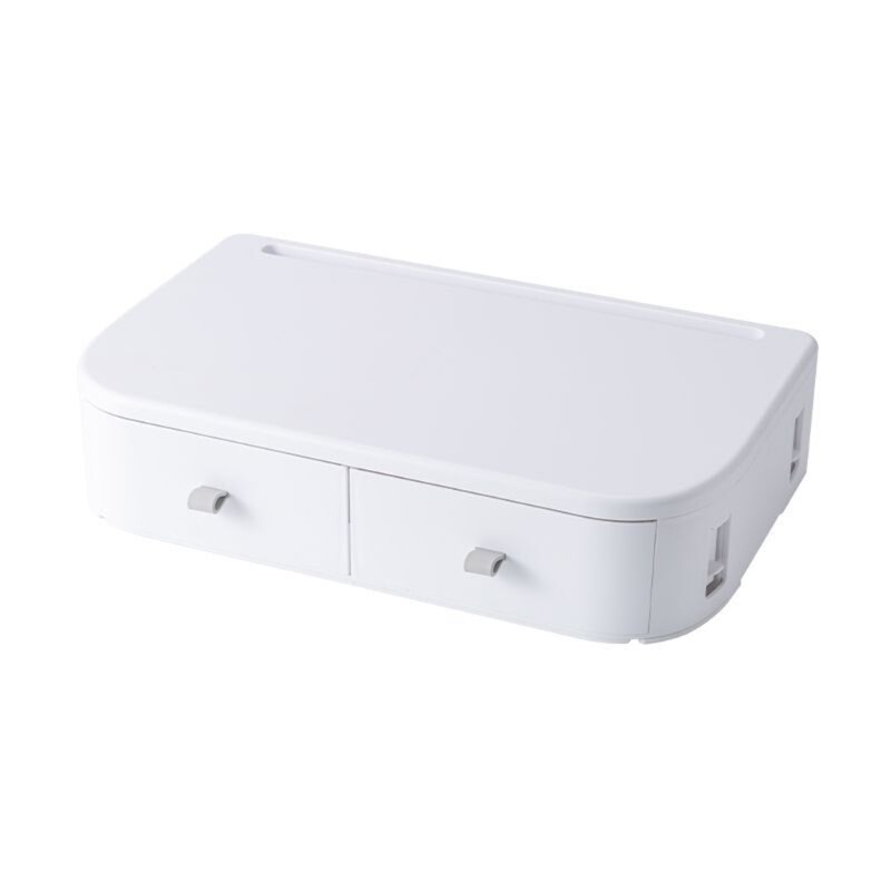 Monitor Stand Riser Universal Computer Desktop Ergonomic Laptop Stand Bracket Organizer Home Office for PC Laptop MacBook: white