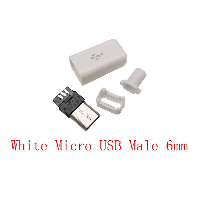 Złącza USB Micro USB/typ C / USB 2.0 typ męski żeński Adapter do lutowania dane naprawcze gniazda wtyczek do ładowania: zgniły zielony / 10-19 Sztuk