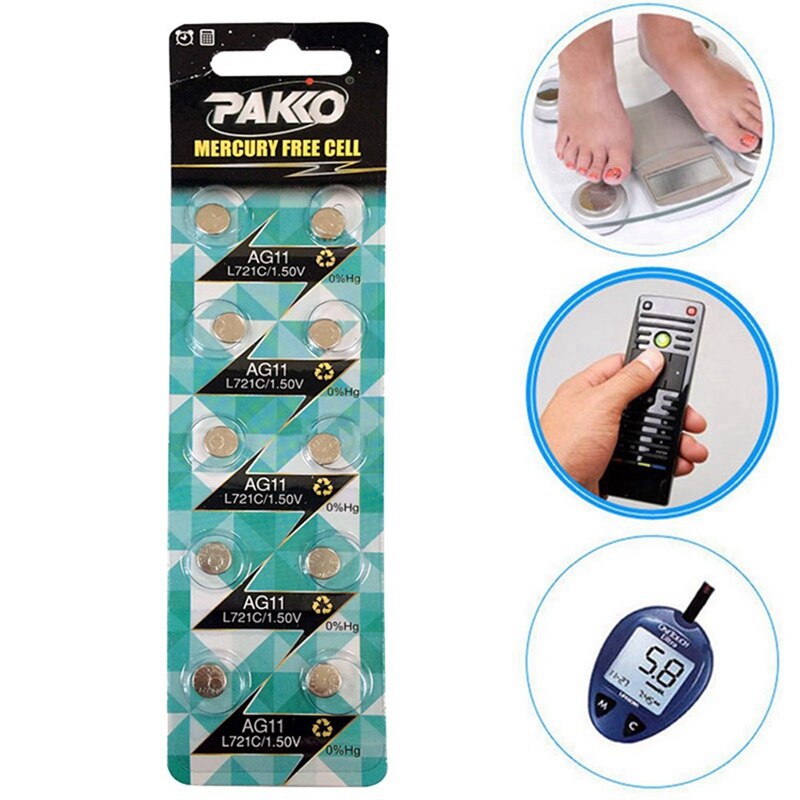 10 stks/partij AG4 SR626SW LR626 377 377A 377S 177 Knop Batterij Voor Elektronische Horloge Mobiele Button Batterijen