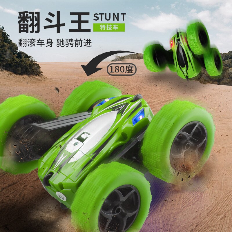 Remote Control Stunt Car - 360° Spinning Double-Sided - Electric Toy Car for Kids & Youth