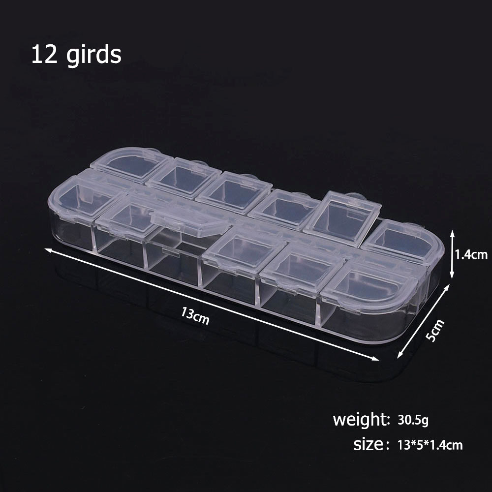 6-32 Compartments Plastic Storage Box Organizer Jewelry Container with Dividers for Beads Art DIY Crafts Sewing Jewelry Supplies: Yellow