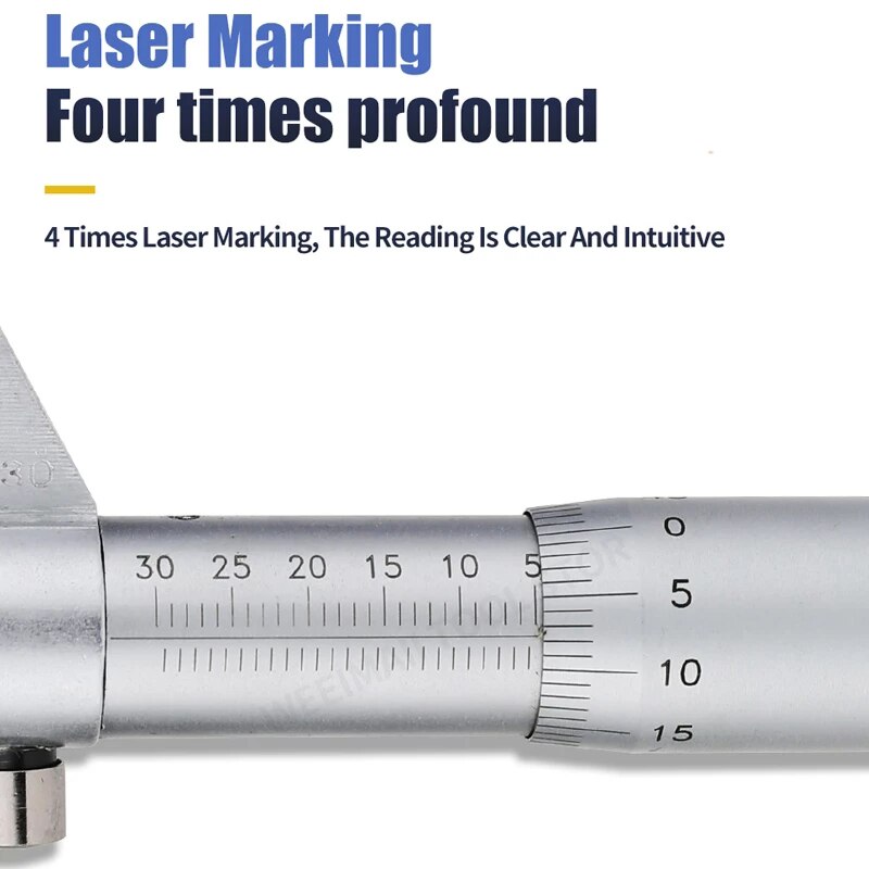 Inside Micrometer Internal Diameter Metric Screw Carbide Precision Measuring Instrument Metric Micrometers Carbide Gauge Tools