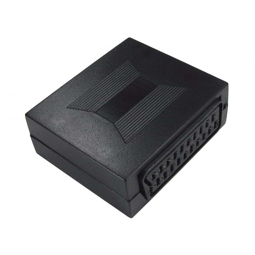 21 Pin Scart Koppeling Kabel Lood Joiner Sluit Adapter Vrouw tot Vrouw Socket