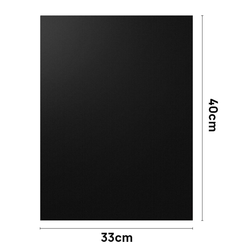 Set van 6 grillmatten, zware barbecuematten, antiaanbakmatten, herbruikbare barbecue-grillaccessoires, 40 x 33cm