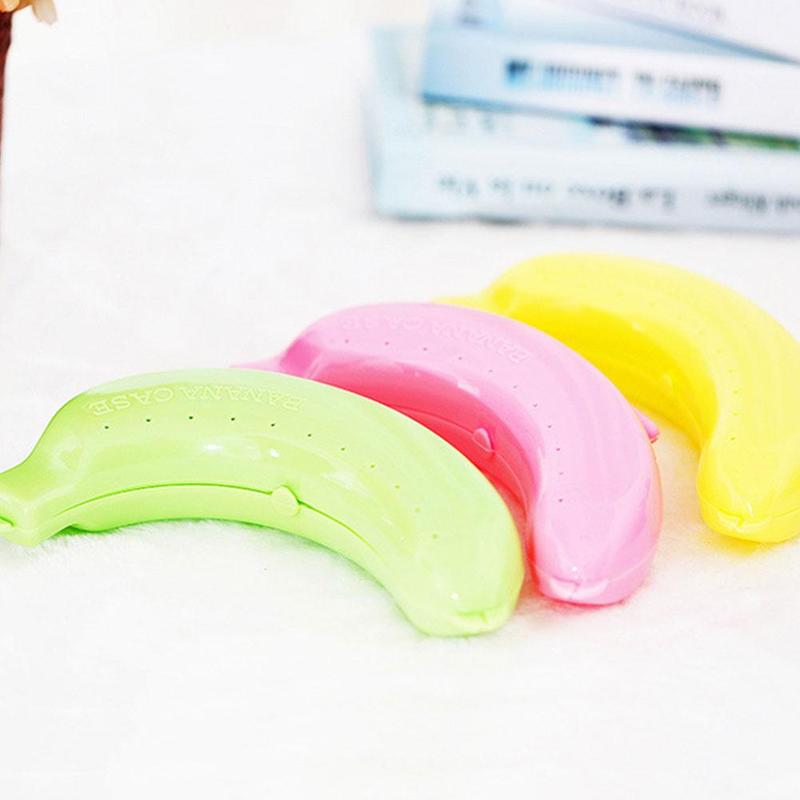 Sell One By One Portable Banana Storage Box Anti-extrusion Fruit Storage Box Banana Box Multifunctional Storage Box Fresh-keepin