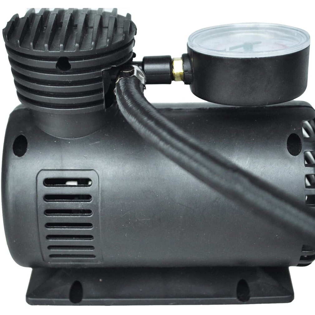 Mini Auto Air Compressor Protable Electric Auto Air Pump Tire Inflator Pumb Metal Single Cylinder Electric Inflator Pump