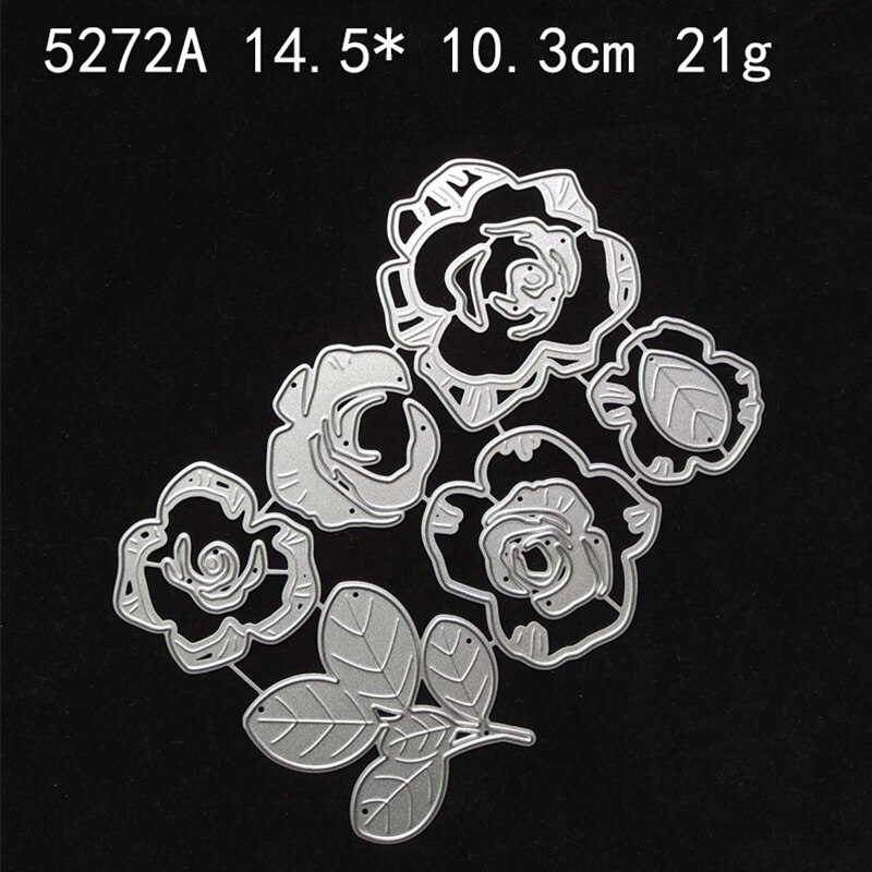 Panalisacraft Layered flower petals Metal Cutting Dies Stencils for DIY Scrapbooking/album Decorative Embossing DIY Paper Cards