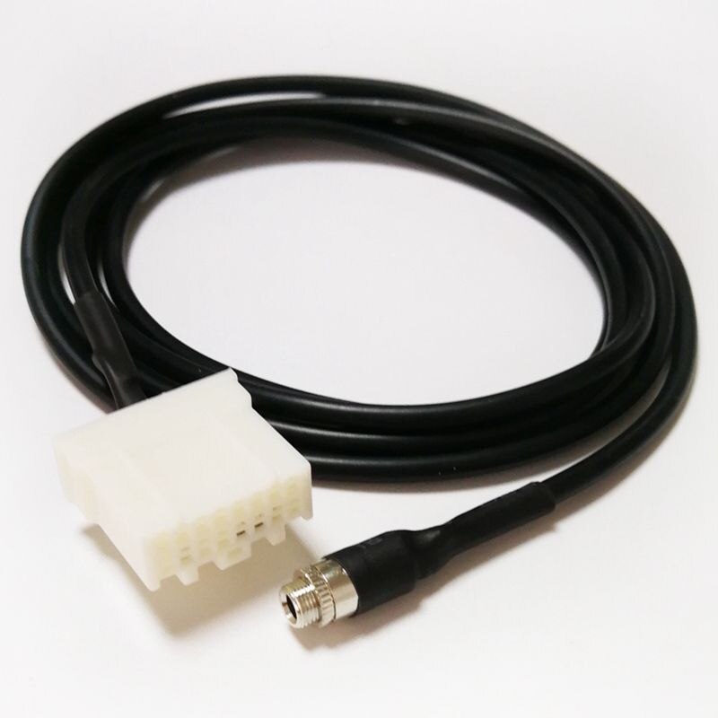 Bil aux indgang o kabel hun 3.5mm stik passer til mazda  m6/m3/ rx -8/ mx -5