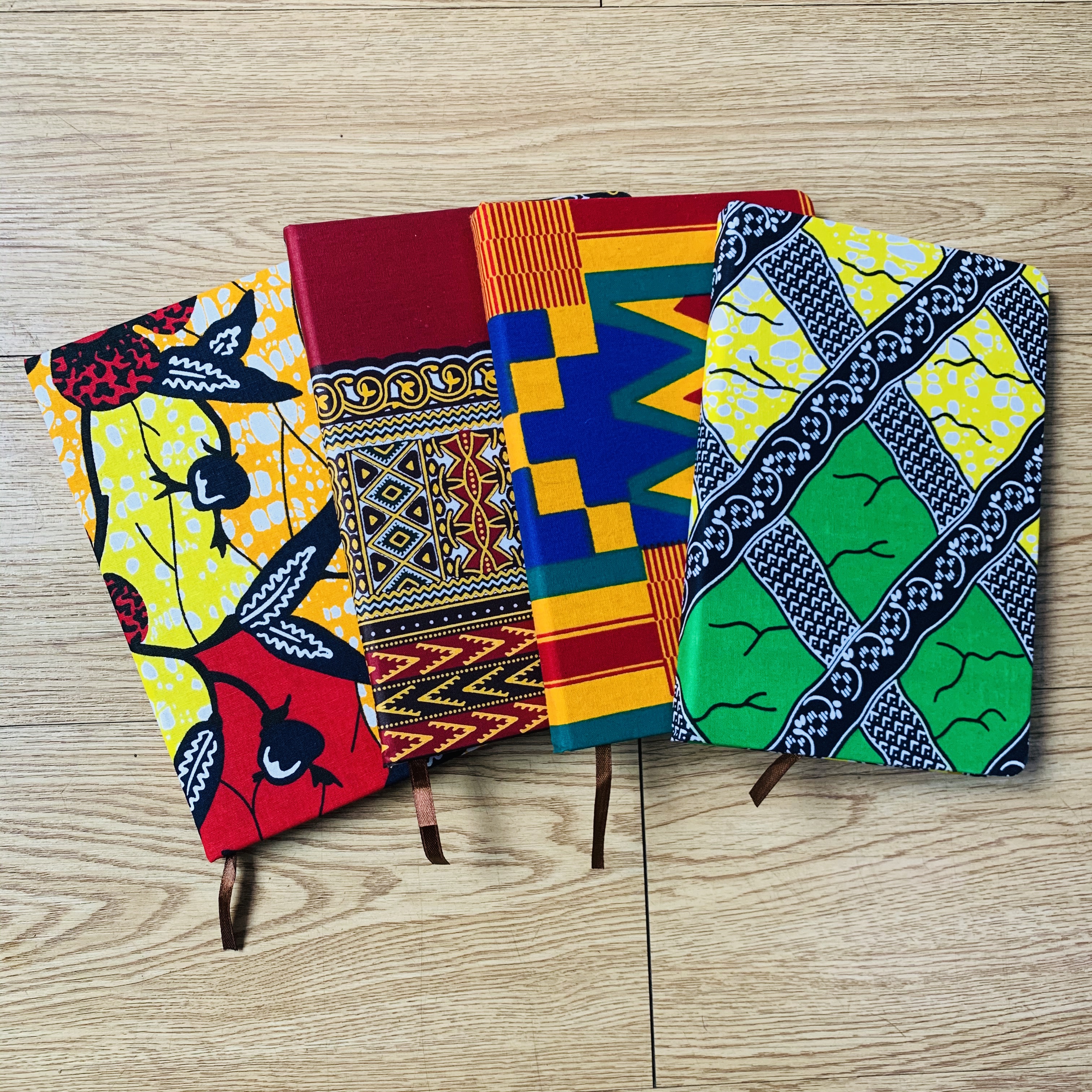 ankara Notebook A5 School Office Hard Cover Yearly Monthly Planning Papers Journal Notebook Daily Mem african accessories