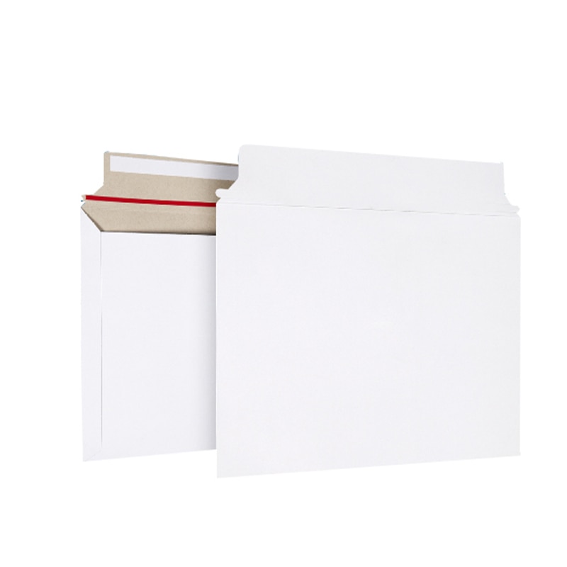 Paquete de 10 sobres de cartón rígidos para buzones de 320x230mm, cartulina, fiberboard